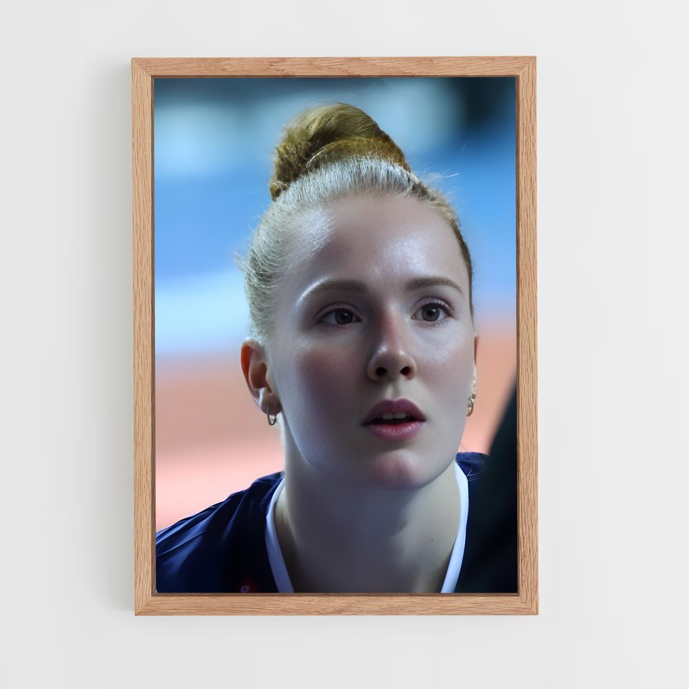 Poster L'Uniforme Azur – affiche Volleyball (vue 4)